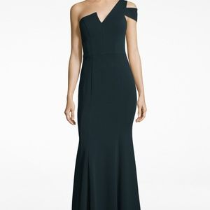 Emerald One Shoulder Long Dress